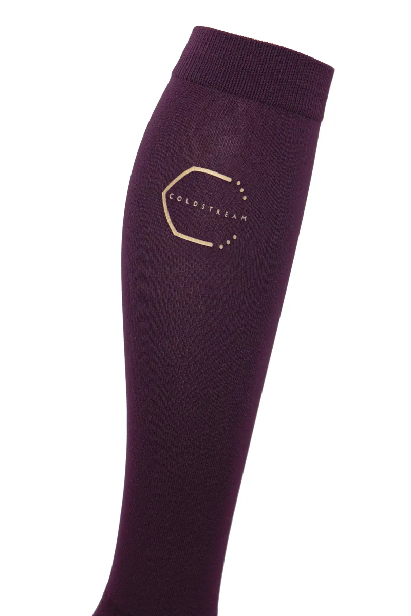 Coldstream Ednam Socks - Mulberry Purple-1